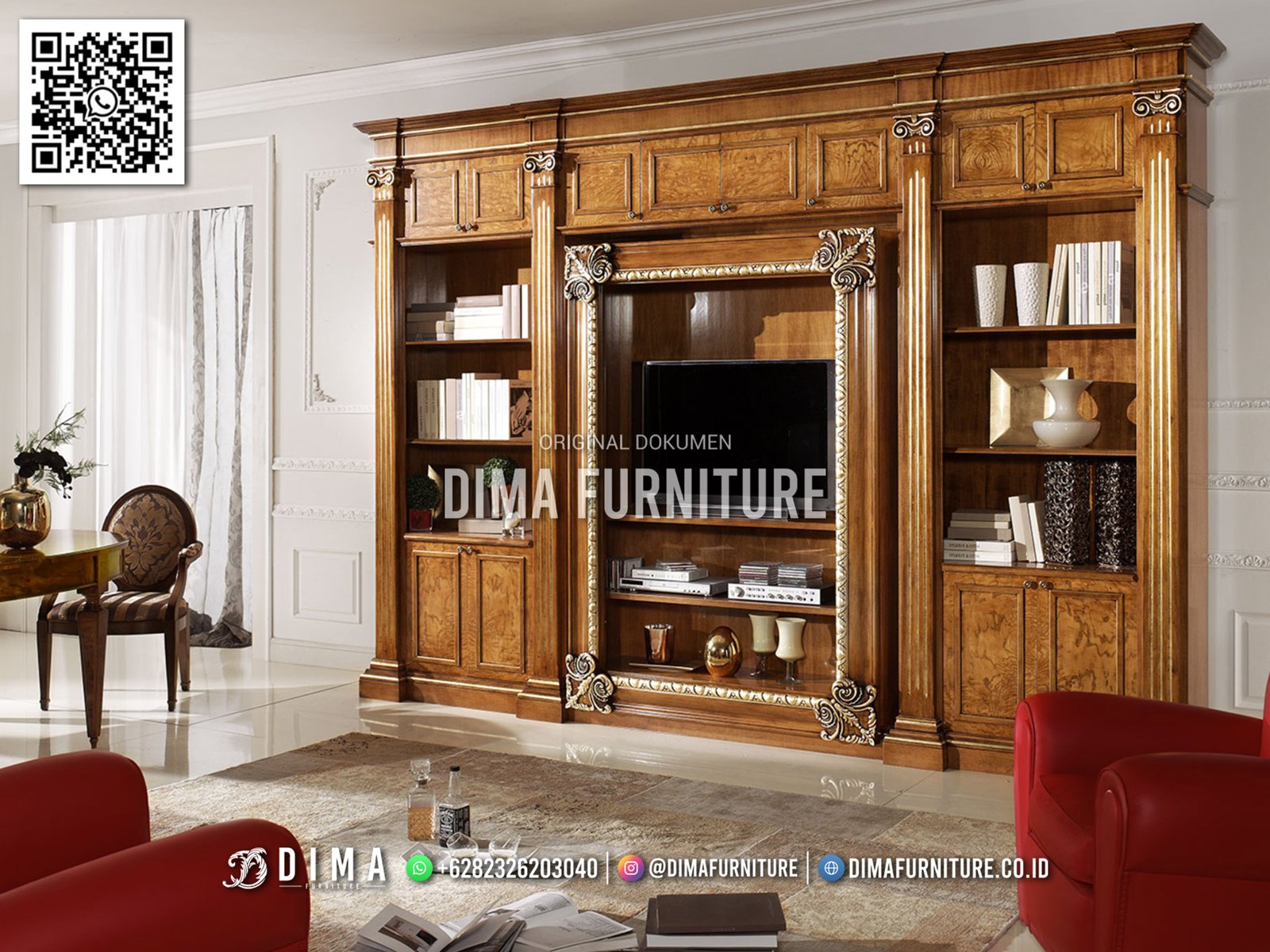 Furniture TV Classic Kayu Jati Mewah Handmade 11IM Furniture TV Classic Kayu Jati Mewah Handmade 11IM