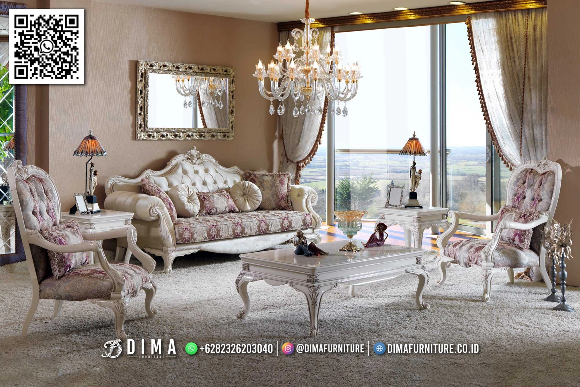 Set Sofa Mewah Viola White Flow – Elegan & Berkelas 67IM Set Sofa Mewah Viola White Flow – Elegan & Berkelas 67IM