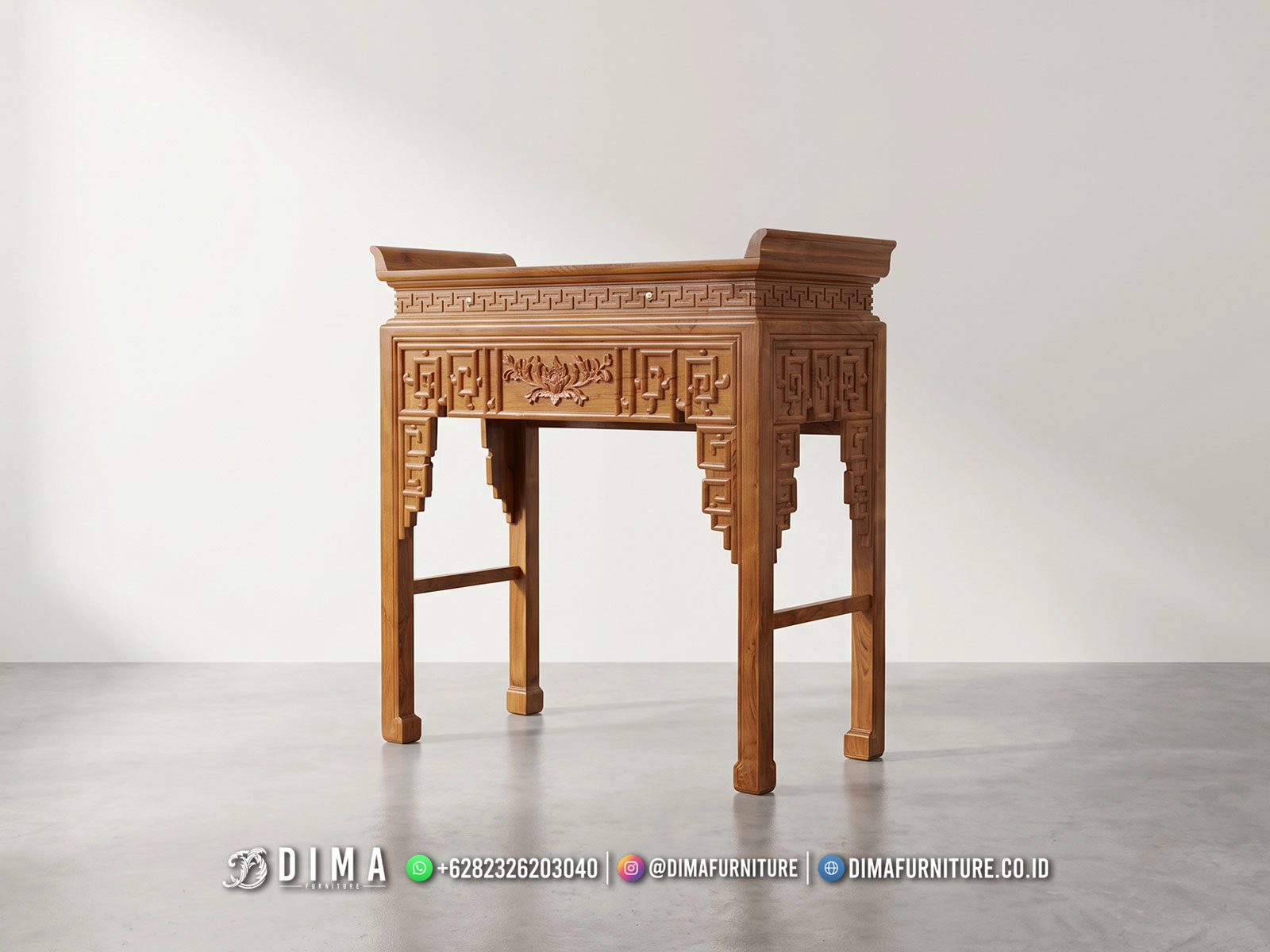 Meja Altar Sembahyang Jati Jepara 218IM Meja Altar Sembahyang Jati Jepara 218IM