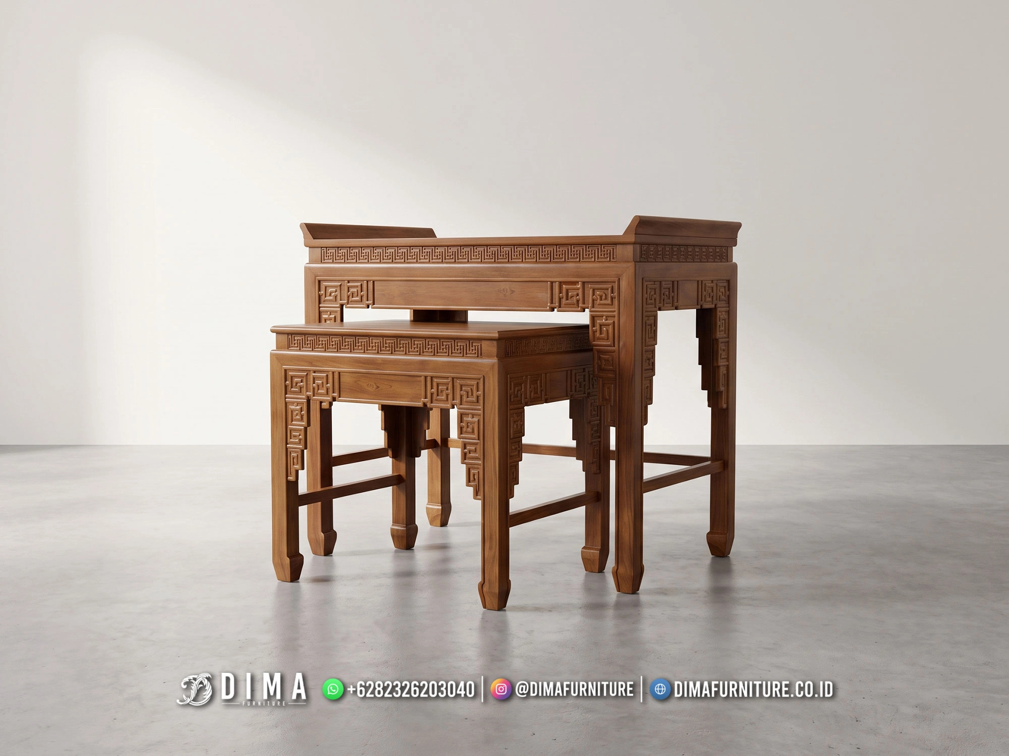 Meja Altar Sembahyang Jati Premium 219IM Meja Altar Sembahyang Jati Premium 219IM